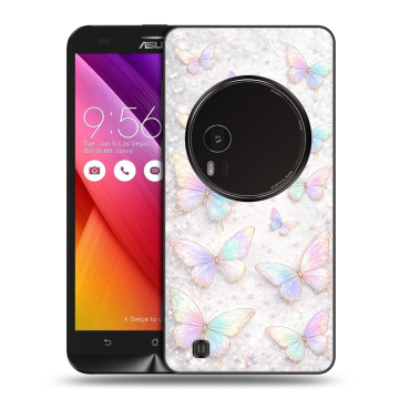 Силиконовый чехол на Asus Zenfone Zoom с принтом женский