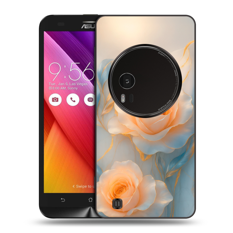 Силиконовый чехол на Asus Zenfone Zoom с принтом Женский Силиконовый чехол на Asus Zenfone Zoom с принтом Женский
