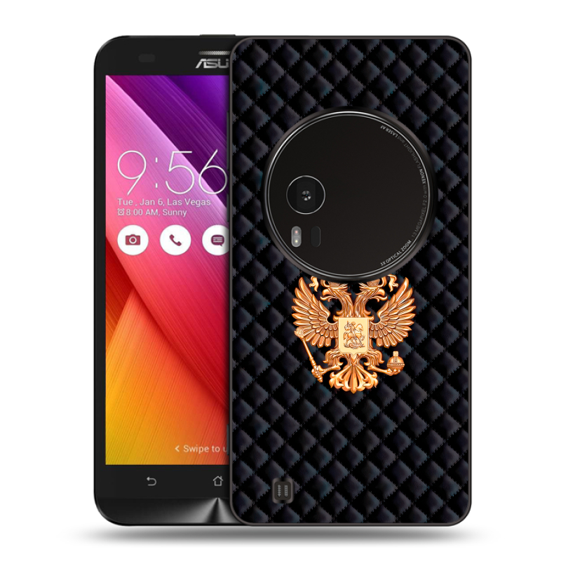 Силиконовый чехол на Asus Zenfone Zoom с принтом Герб России принт Силиконовый чехол на Asus Zenfone Zoom с принтом Герб России принт