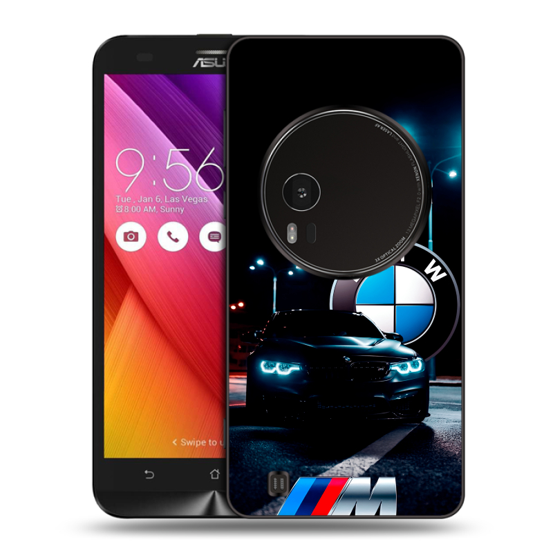 Силиконовый чехол на Asus Zenfone Zoom с принтом БМВ BMW Силиконовый чехол на Asus Zenfone Zoom с принтом БМВ BMW