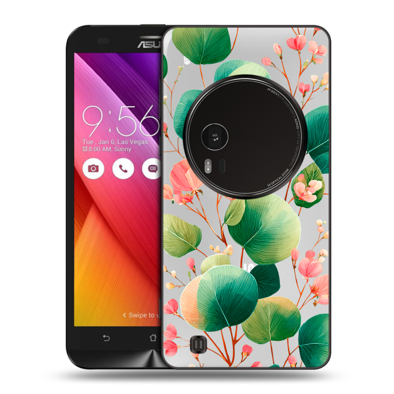 Силиконовый чехол на Asus Zenfone Zoom с принтом женский Силиконовый чехол на Asus Zenfone Zoom с принтом женский