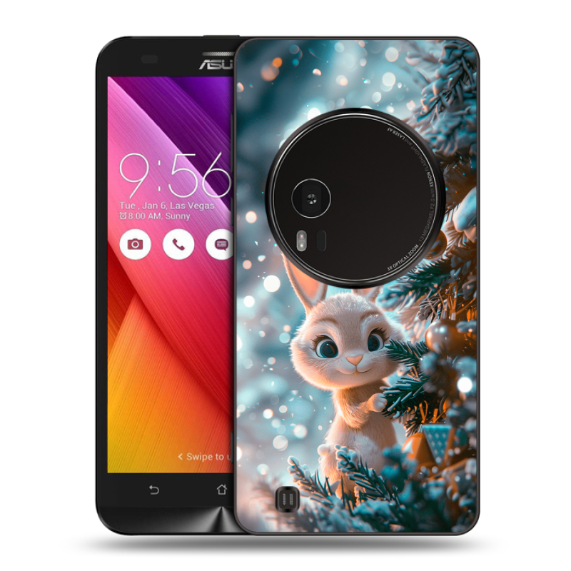 Силиконовый чехол на Asus Zenfone Zoom с принтом Новый год Силиконовый чехол на Asus Zenfone Zoom с принтом Новый год
