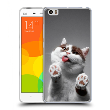 Силиконовый чехол на Xiaomi Mi Note с принтом Коты Силиконовый чехол на Xiaomi Mi Note с принтом Коты