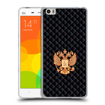 Силиконовый чехол на Xiaomi Mi Note с принтом Герб России принт Силиконовый чехол на Xiaomi Mi Note с принтом Герб России принт