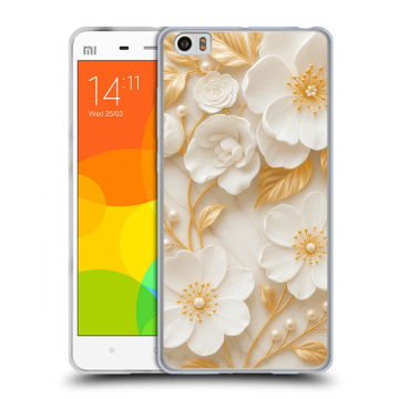 Силиконовый чехол на Xiaomi Mi Note с принтом Цветы Силиконовый чехол на Xiaomi Mi Note с принтом Цветы