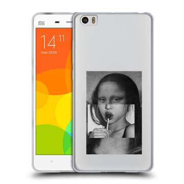 Силиконовый чехол на Xiaomi Mi Note с принтом Мона Лиза Силиконовый чехол на Xiaomi Mi Note с принтом Мона Лиза