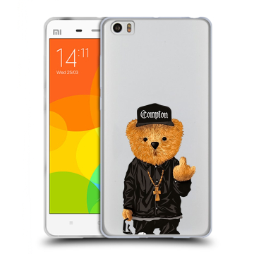 Силиконовый чехол на Xiaomi Mi Note с принтом Плюшевый медведь Силиконовый чехол на Xiaomi Mi Note с принтом Плюшевый медведь