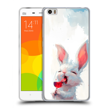 Силиконовый чехол на Xiaomi Mi Note с принтом кролик зайчик Силиконовый чехол на Xiaomi Mi Note с принтом кролик зайчик