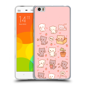Силиконовый чехол на Xiaomi Mi Note с принтом Hello Kitty Хелоу Кити Силиконовый чехол на Xiaomi Mi Note с принтом Hello Kitty Хелоу Кити