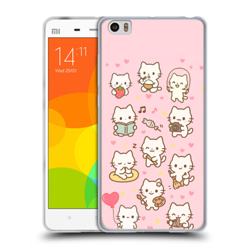 Силиконовый чехол на Xiaomi Mi Note с принтом Hello Kitty Хелоу Кити Силиконовый чехол на Xiaomi Mi Note с принтом Hello Kitty Хелоу Кити