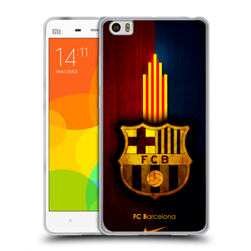 Силиконовый чехол на Xiaomi Mi Note с принтом Барселона Barcelona Силиконовый чехол на Xiaomi Mi Note с принтом Барселона Barcelona