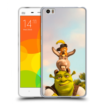 Силиконовый чехол на Xiaomi Mi Note с принтом Шрек Shrek Силиконовый чехол на Xiaomi Mi Note с принтом Шрек Shrek