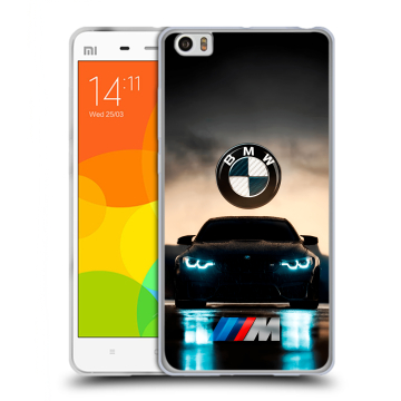 Силиконовый чехол на Xiaomi Mi Note с принтом БМВ BMW Силиконовый чехол на Xiaomi Mi Note с принтом БМВ BMW