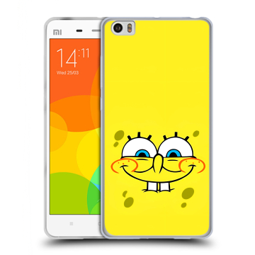 Силиконовый чехол на Xiaomi Mi Note с принтом спанчбоб спанч боб Силиконовый чехол на Xiaomi Mi Note с принтом спанчбоб спанч боб
