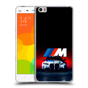 Силиконовый чехол на Xiaomi Mi Note с принтом БМВ BMW Силиконовый чехол на Xiaomi Mi Note с принтом БМВ BMW