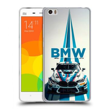 Силиконовый чехол на Xiaomi Mi Note с принтом БМВ BMW Силиконовый чехол на Xiaomi Mi Note с принтом БМВ BMW