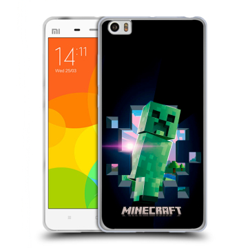 Силиконовый чехол на Xiaomi Mi Note с принтом Майнкрафт Minecraft Силиконовый чехол на Xiaomi Mi Note с принтом Майнкрафт Minecraft