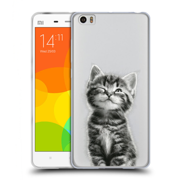 Силиконовый чехол на Xiaomi Mi Note с принтом Котенок Силиконовый чехол на Xiaomi Mi Note с принтом Котенок