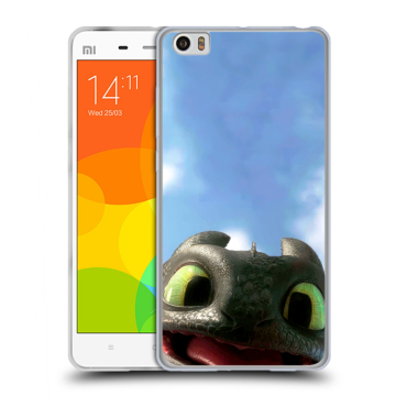 Силиконовый чехол на Xiaomi Mi Note с принтом Как приручить дракона Силиконовый чехол на Xiaomi Mi Note с принтом Как приручить дракона