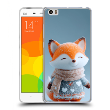 Силиконовый чехол на Xiaomi Mi Note с принтом Лиса Силиконовый чехол на Xiaomi Mi Note с принтом Лиса