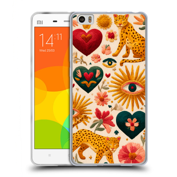Силиконовый чехол на Xiaomi Mi Note с принтом Модный принт Силиконовый чехол на Xiaomi Mi Note с принтом Модный принт