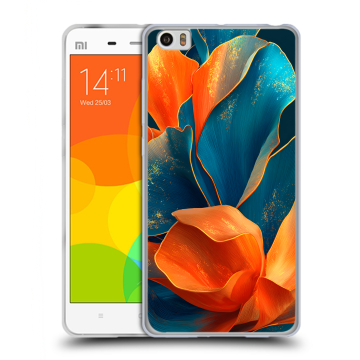 Силиконовый чехол на Xiaomi Mi Note с принтом Цветы Силиконовый чехол на Xiaomi Mi Note с принтом Цветы