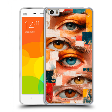 Силиконовый чехол на Xiaomi Mi Note с принтом Модный принт Силиконовый чехол на Xiaomi Mi Note с принтом Модный принт