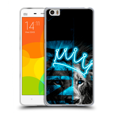 Силиконовый чехол на Xiaomi Mi Note с принтом Король лев