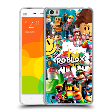 Силиконовый чехол на Xiaomi Mi Note с принтом Roblox Роблокс Силиконовый чехол на Xiaomi Mi Note с принтом Roblox Роблокс
