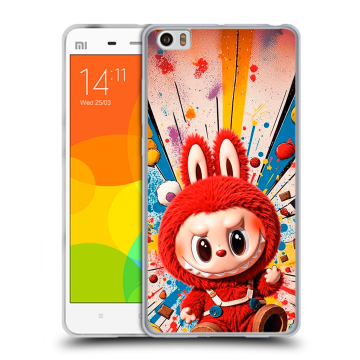 Силиконовый чехол на Xiaomi Mi Note с принтом Labubu Лабубу Силиконовый чехол на Xiaomi Mi Note с принтом Labubu Лабубу