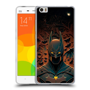 Силиконовый чехол на Xiaomi Mi Note с принтом Batman Бэтмен