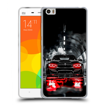 Силиконовый чехол на Xiaomi Mi Note с принтом BMW БМВ Силиконовый чехол на Xiaomi Mi Note с принтом BMW БМВ