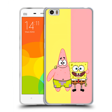 Силиконовый чехол на Xiaomi Mi Note с принтом Спанч боб Спанчбоб Силиконовый чехол на Xiaomi Mi Note с принтом Спанч боб Спанчбоб