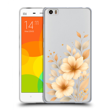 Силиконовый чехол на Xiaomi Mi Note с принтом для девушки