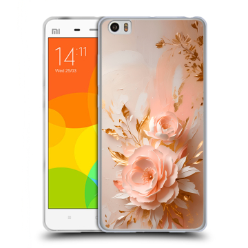Силиконовый чехол на Xiaomi Mi Note с принтом женский