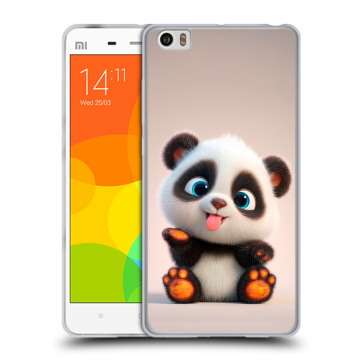 Силиконовый чехол на Xiaomi Mi Note с принтом милая панда Силиконовый чехол на Xiaomi Mi Note с принтом милая панда