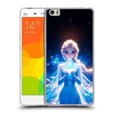 Силиконовый чехол на Xiaomi Mi Note с принтом Холодное сердце Frozen Силиконовый чехол на Xiaomi Mi Note с принтом Холодное сердце Frozen