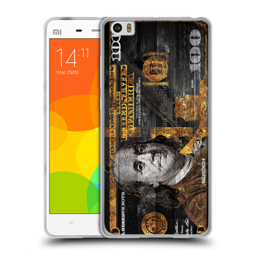 Силиконовый чехол на Xiaomi Mi Note с принтом Доллар деньги Силиконовый чехол на Xiaomi Mi Note с принтом Доллар деньги