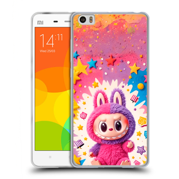 Силиконовый чехол на Xiaomi Mi Note с принтом Labubu Лабубу Силиконовый чехол на Xiaomi Mi Note с принтом Labubu Лабубу