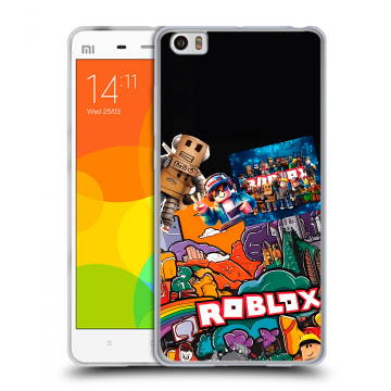 Силиконовый чехол на Xiaomi Mi Note с принтом Roblox Роблокс Силиконовый чехол на Xiaomi Mi Note с принтом Roblox Роблокс