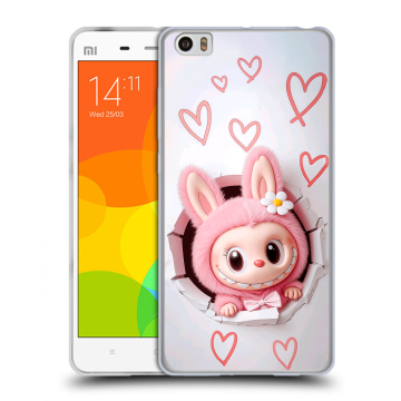 Силиконовый чехол на Xiaomi Mi Note с принтом Labubu Лабубу Силиконовый чехол на Xiaomi Mi Note с принтом Labubu Лабубу