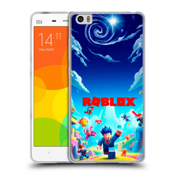Силиконовый чехол на Xiaomi Mi Note с принтом Roblox Роблокс Силиконовый чехол на Xiaomi Mi Note с принтом Roblox Роблокс
