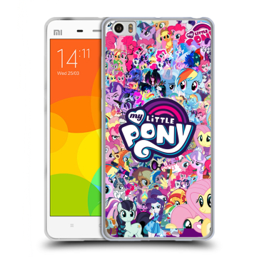 Силиконовый чехол на Xiaomi Mi Note с принтом My little pony Дружба чудо Силиконовый чехол на Xiaomi Mi Note с принтом My little pony Дружба чудо