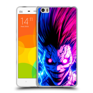 Силиконовый чехол на Xiaomi Mi Note с принтом Death note Тетрадь смерти