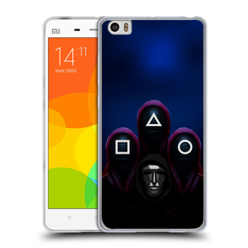Силиконовый чехол на Xiaomi Mi Note с принтом Игра Кальмара
