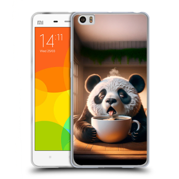 Силиконовый чехол на Xiaomi Mi Note с принтом смешная панда Силиконовый чехол на Xiaomi Mi Note с принтом смешная панда