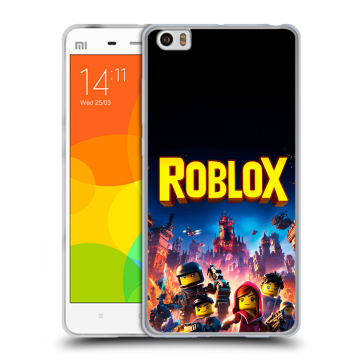 Силиконовый чехол на Xiaomi Mi Note с принтом Roblox Роблокс Силиконовый чехол на Xiaomi Mi Note с принтом Roblox Роблокс