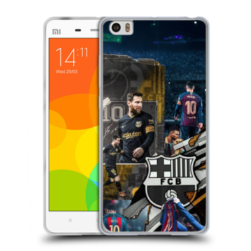 Силиконовый чехол на Xiaomi Mi Note с принтом Messi Barcelona Силиконовый чехол на Xiaomi Mi Note с принтом Messi Barcelona