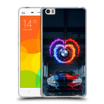 Силиконовый чехол на Xiaomi Mi Note с принтом BMW БМВ Силиконовый чехол на Xiaomi Mi Note с принтом BMW БМВ