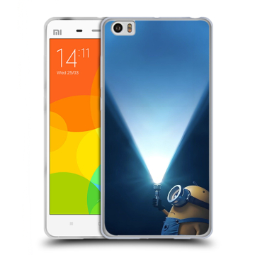 Силиконовый чехол на Xiaomi Mi Note с принтом Миньоны Силиконовый чехол на Xiaomi Mi Note с принтом Миньоны